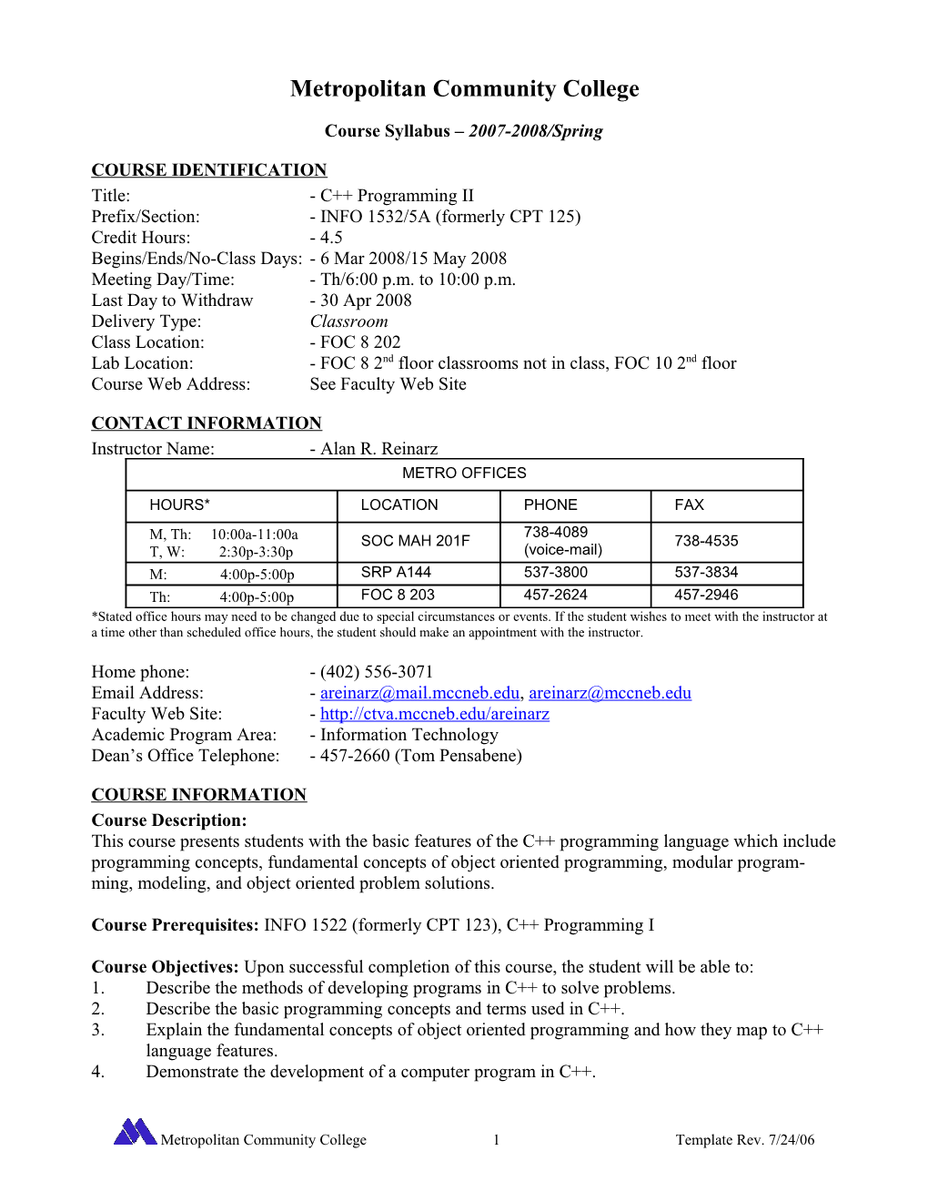 Metropolitan Community College s8