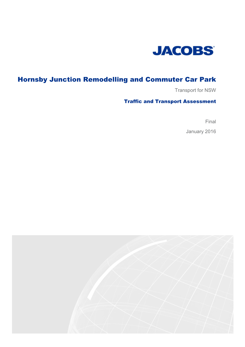 Hornsby Junction Remodelling and Commuter Car Park Transport for NSW