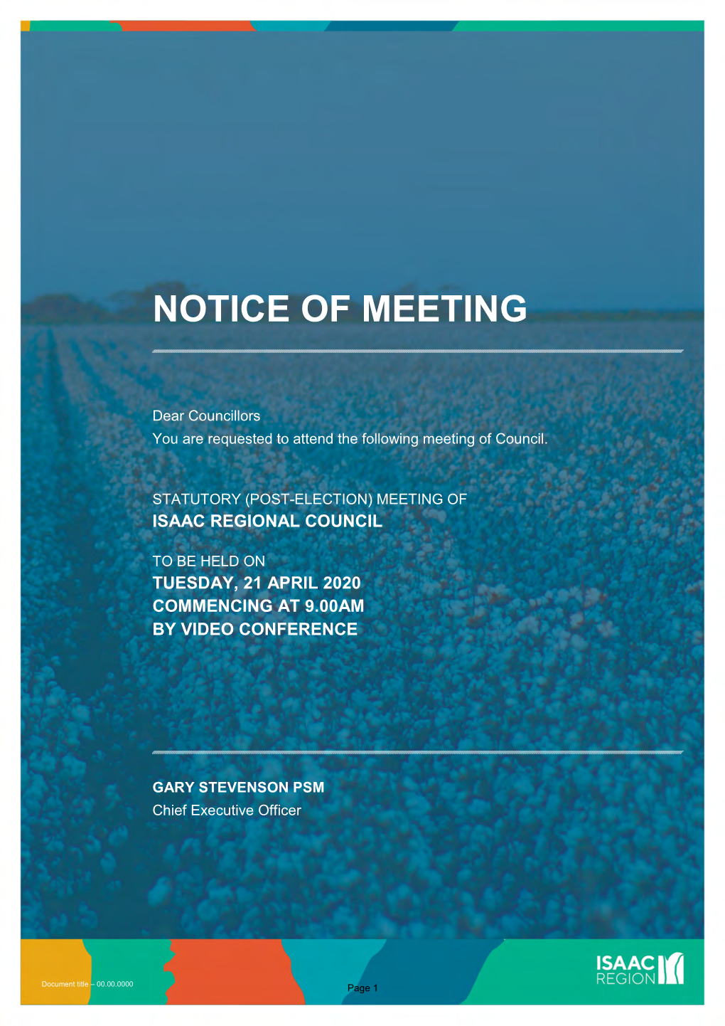 Notice of Meeting