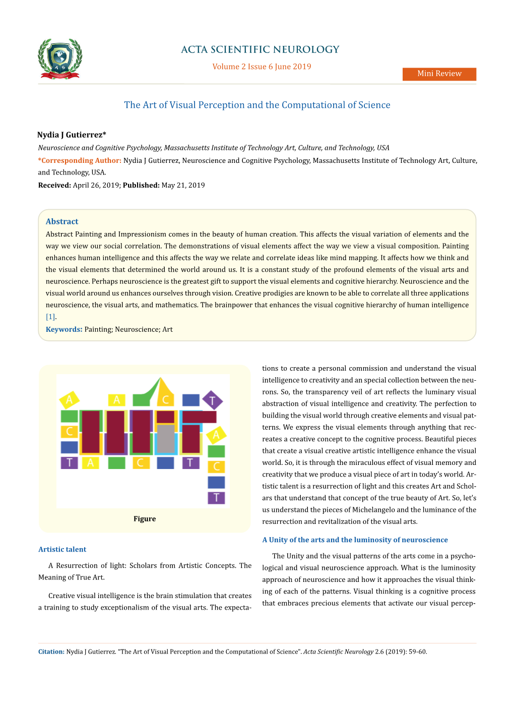 The Art of Visual Perception and the Computational of Science