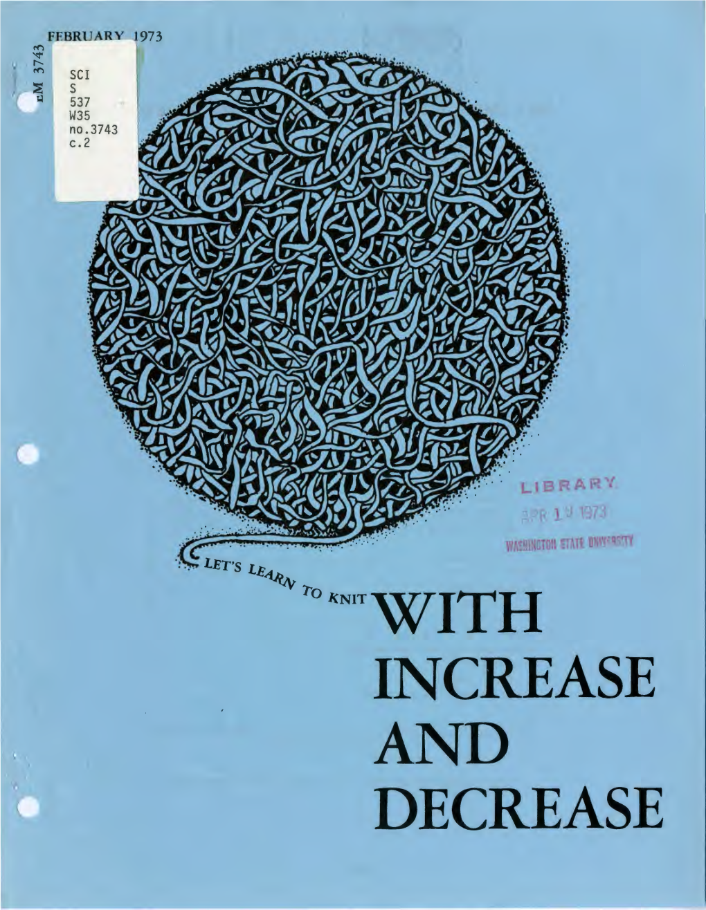 INCREASE and DECREASE D Let's Learn to Knit -- with Increase and Decrease