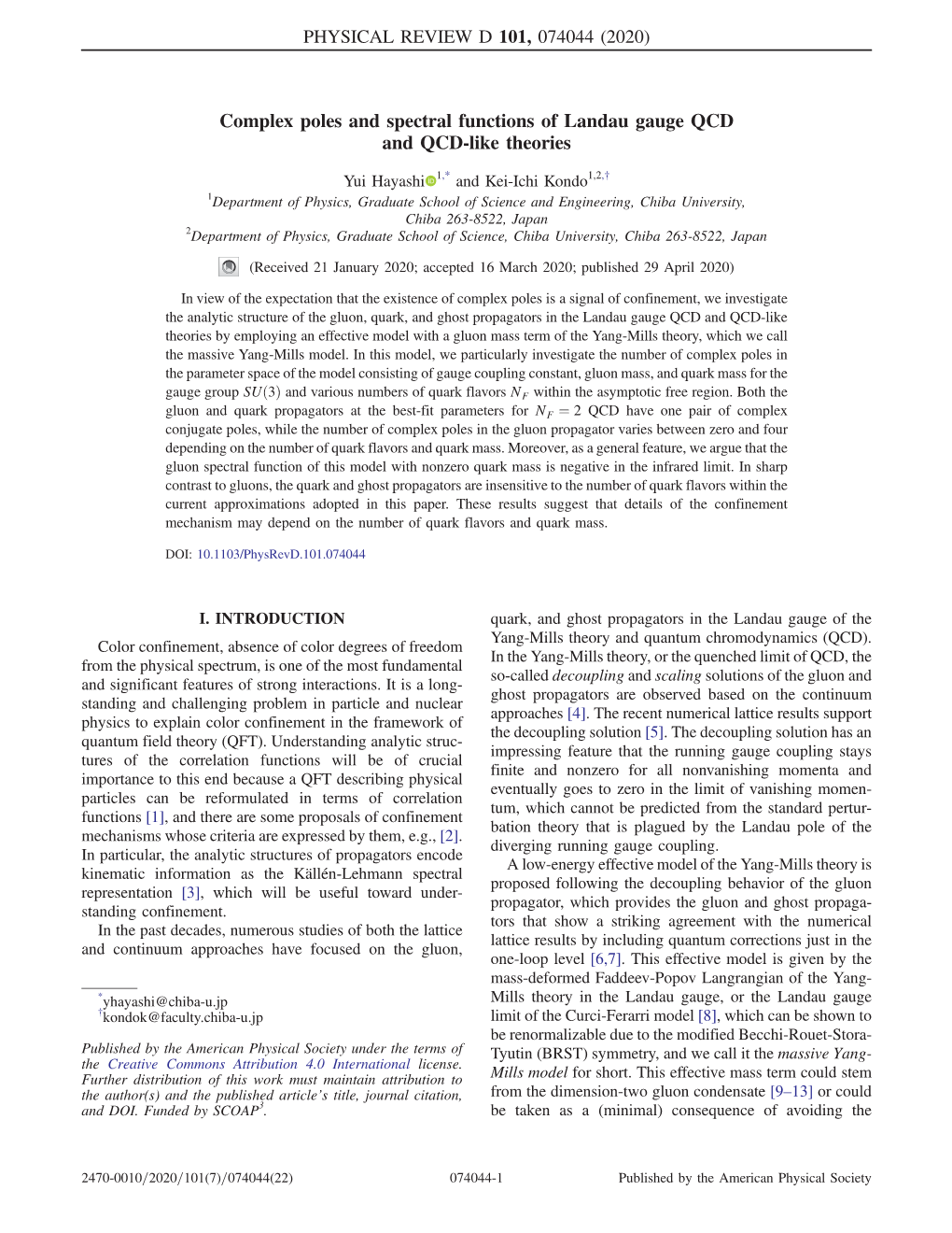 Complex Poles and Spectral Functions of Landau Gauge QCD and QCD-Like Theories