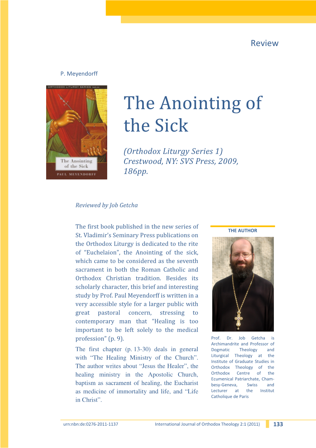 The Anointing of the Sick