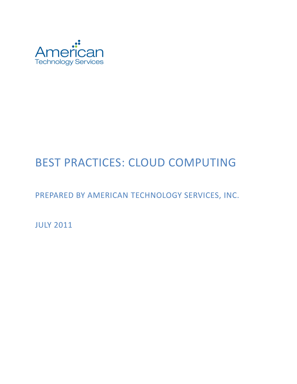 Cloud Computing