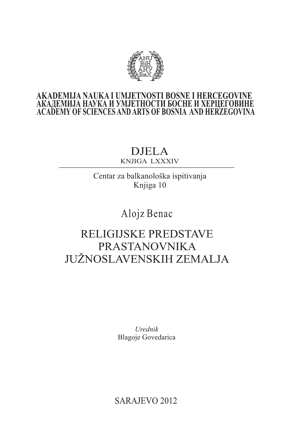 Djela LXXXIV 10.Pdf (2.046Mb)