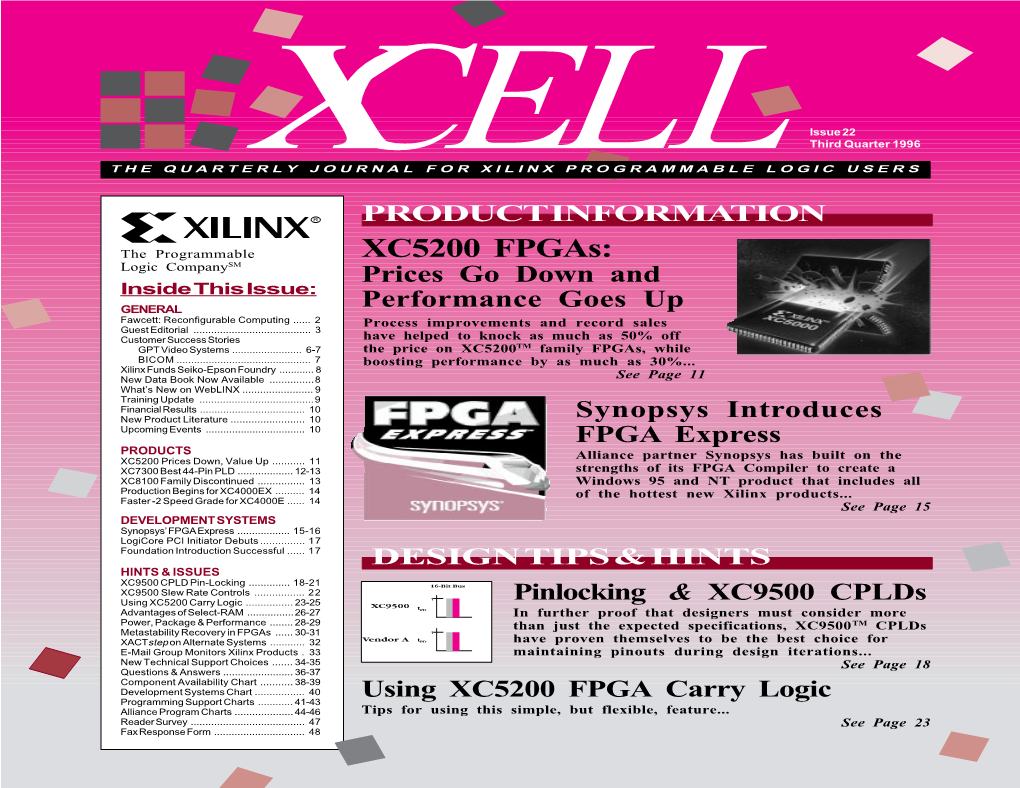 Xilinx Xcell Quarterly Newsletter #22 (Q3