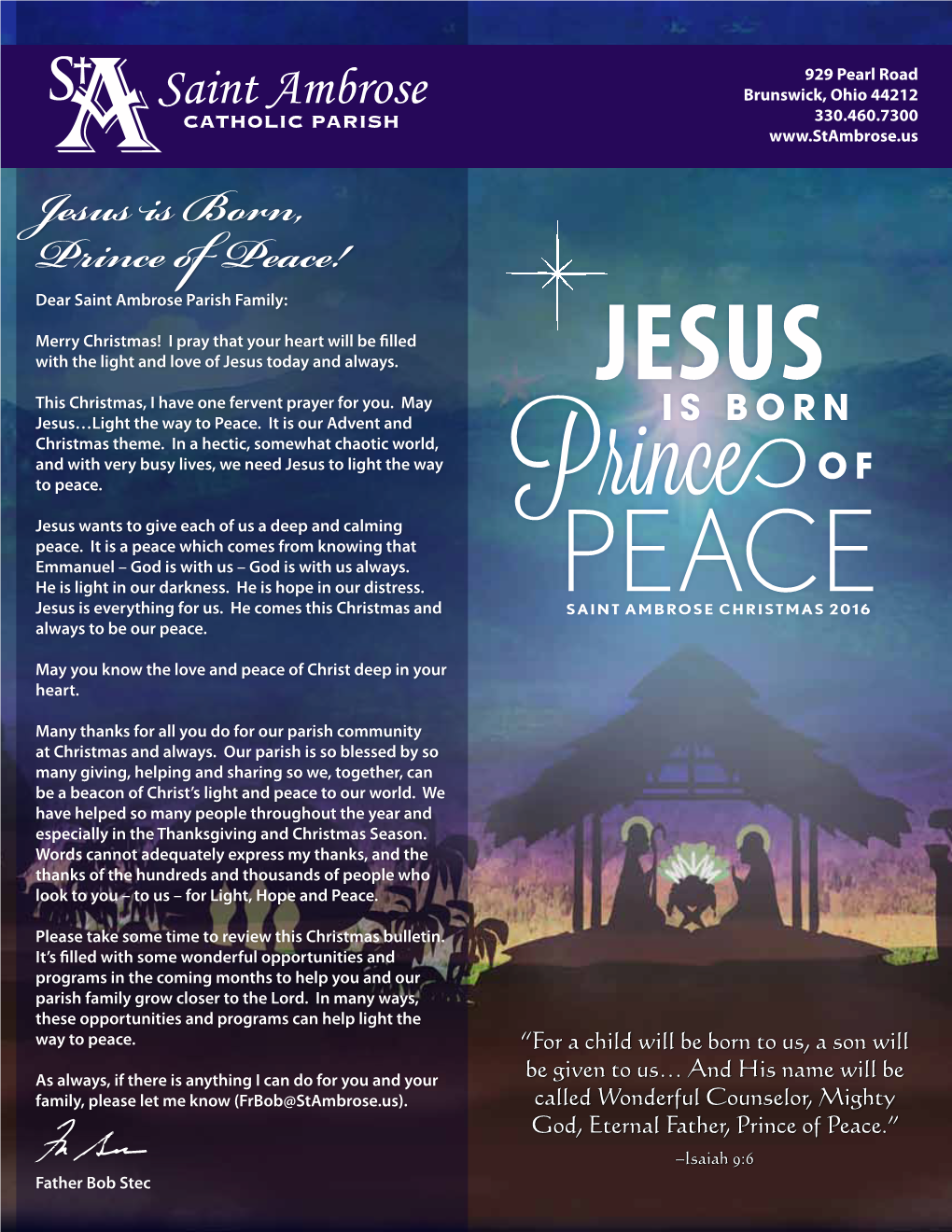 Jesus Is Born, Prince of Peace!