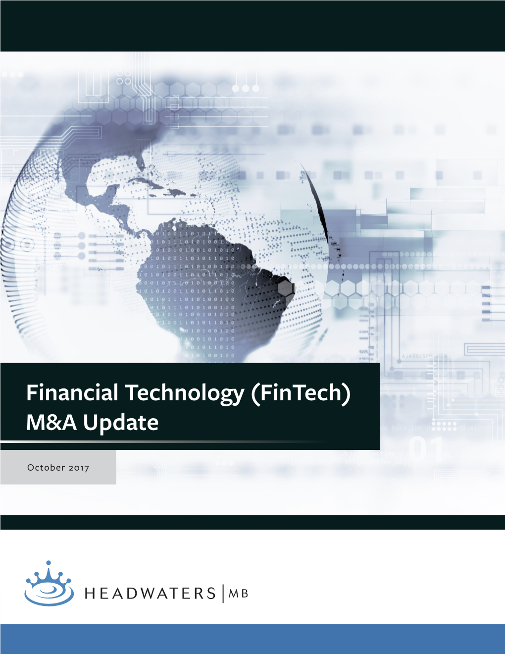 Financial Technology (Fintech) M&A Update