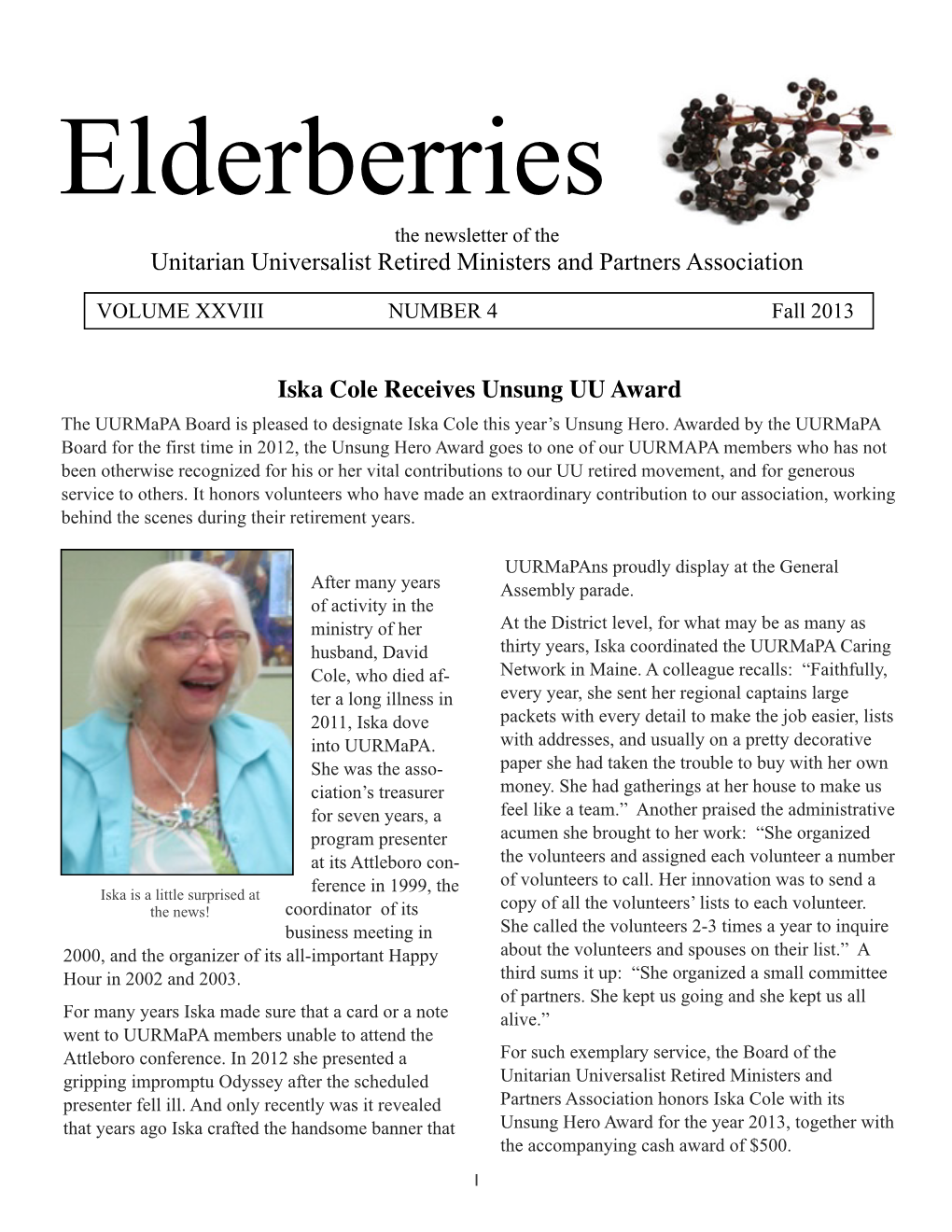 Elderberries 2013 Fall