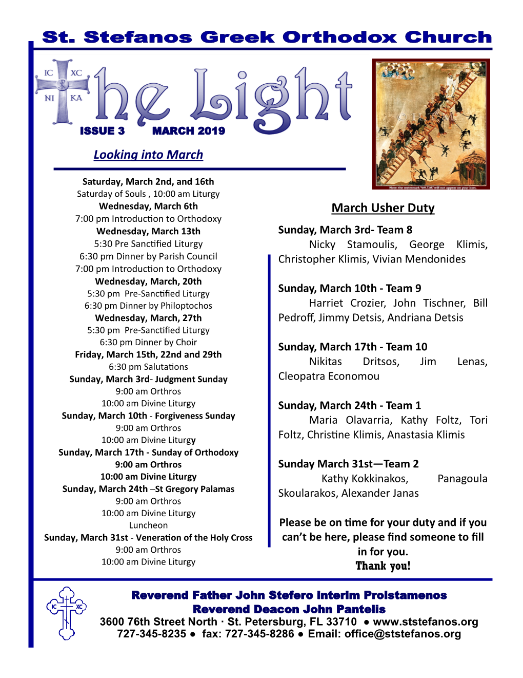 March 2019 Issue of the Light