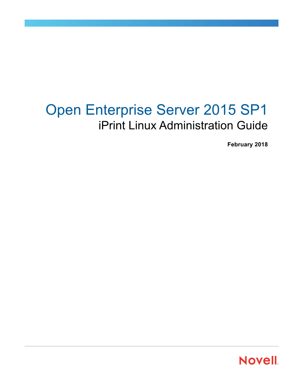 OES 2015 SP1: Iprint Linux Administration Guide