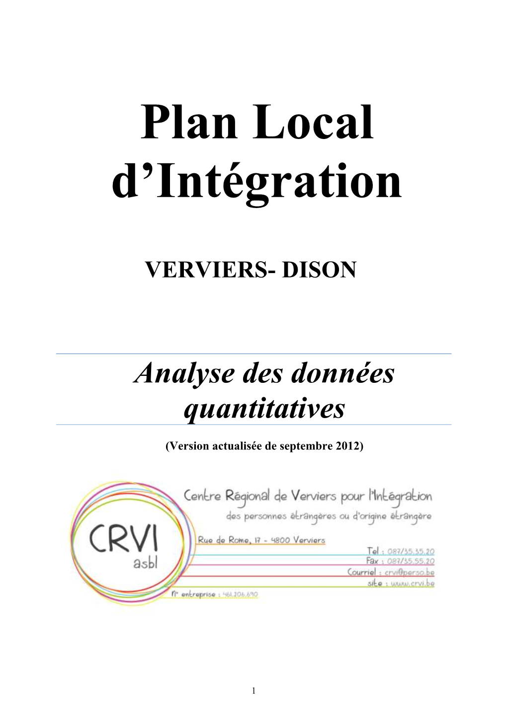 Plan Local D'intégration