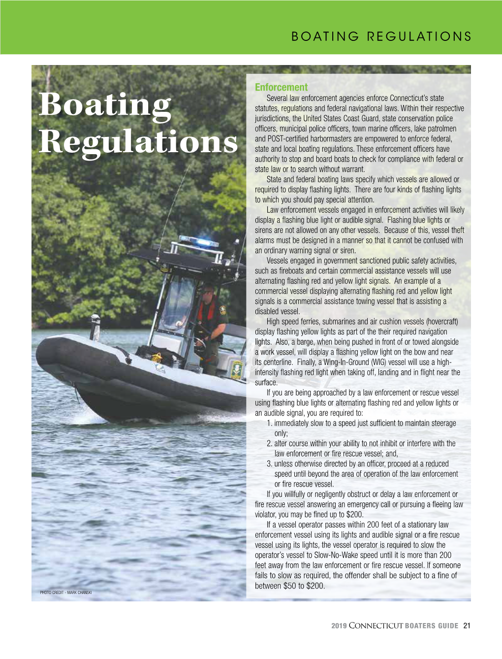 Boating Regulations