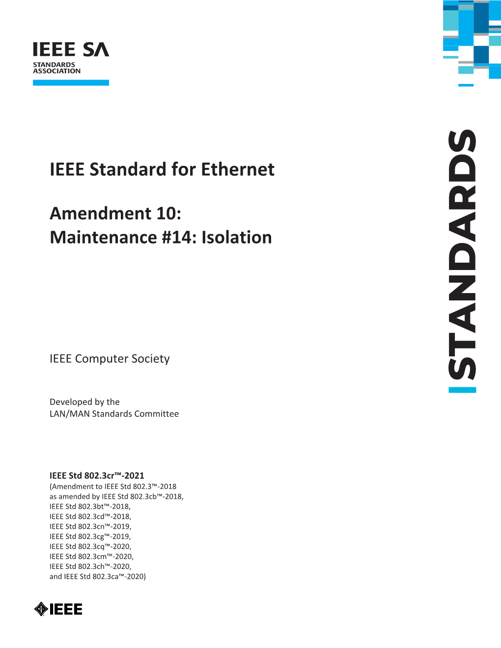 IEEE Std 802.3Cr-2021, IEEE Standard for Ethernet