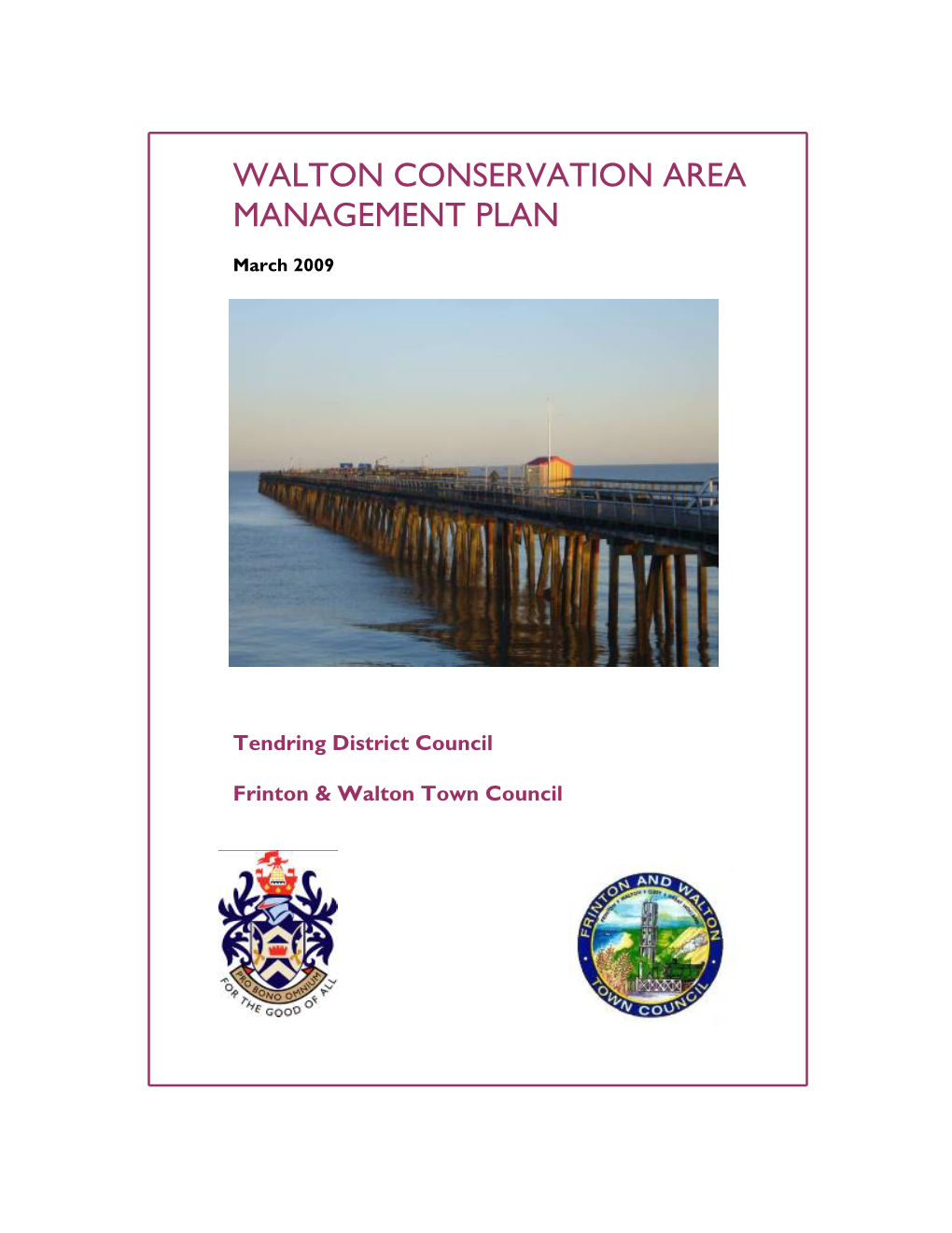 Walton Conservation Area Management Plan