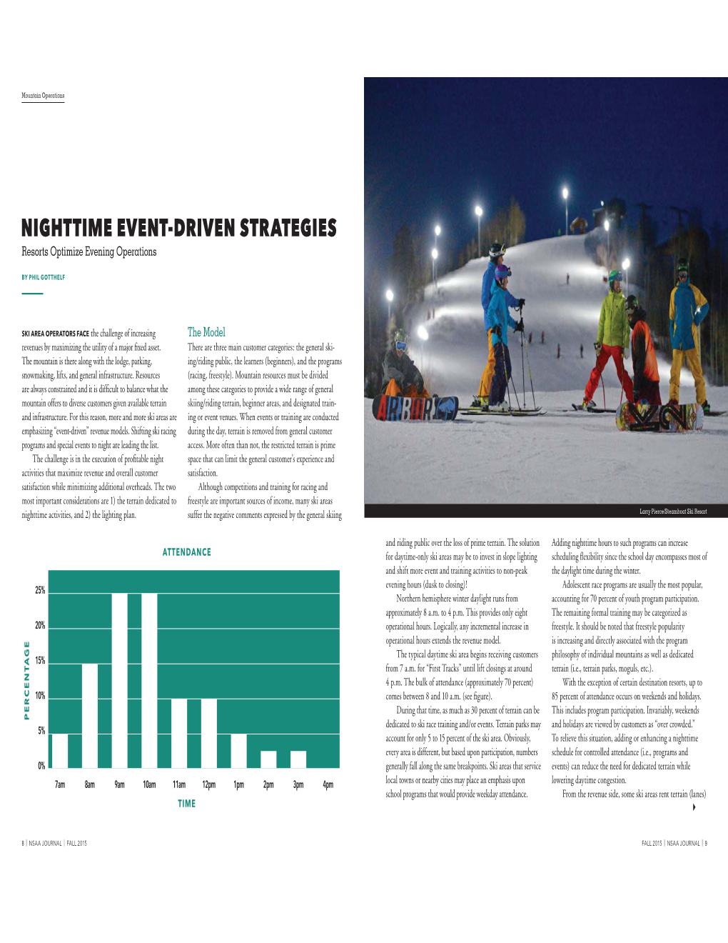 NIGHTTIME EVENT-DRIVEN STRATEGIES Resorts Optimize Evening Operations