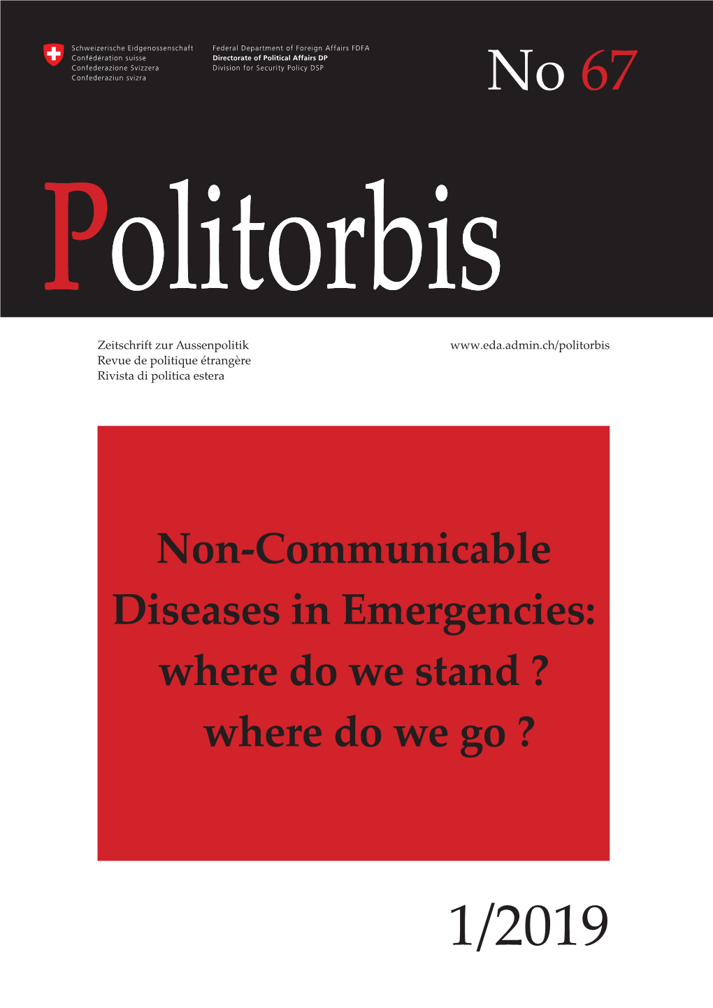 ICRC's Non-Communicable Diseases Management