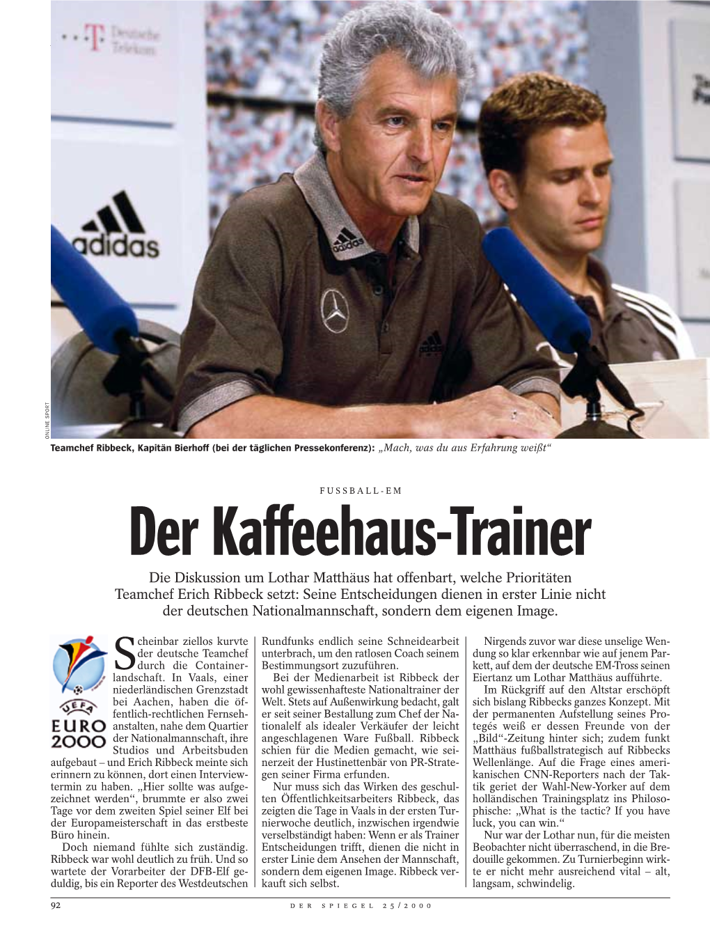 Der Kaffeehaus-Trainer