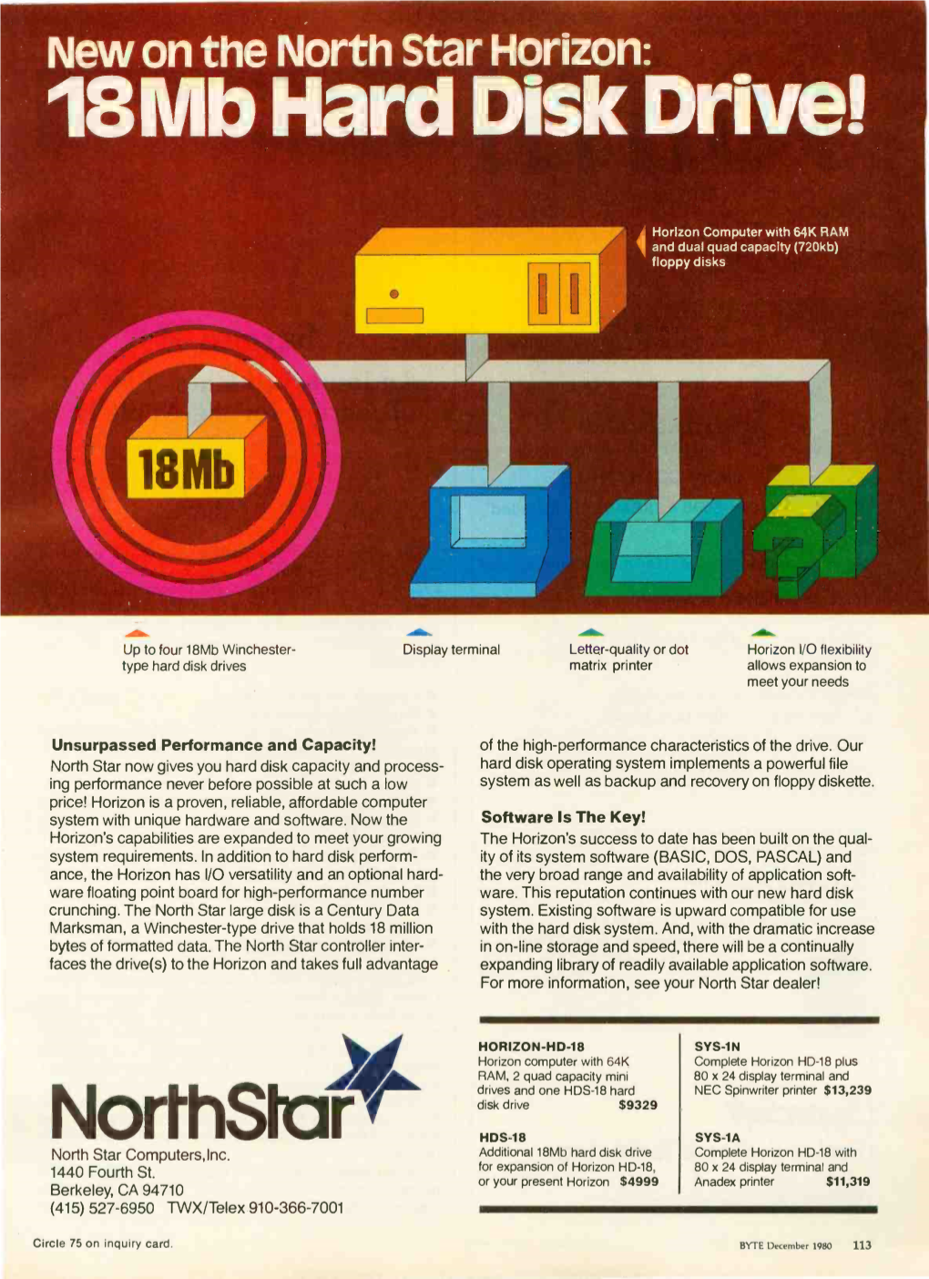 18Mb Hard Disk Drive!