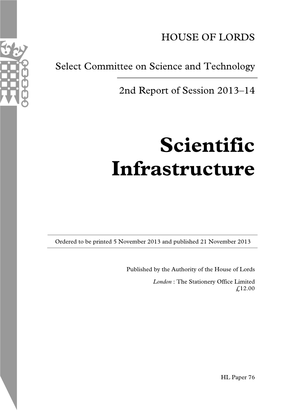 Scientific Infrastructure