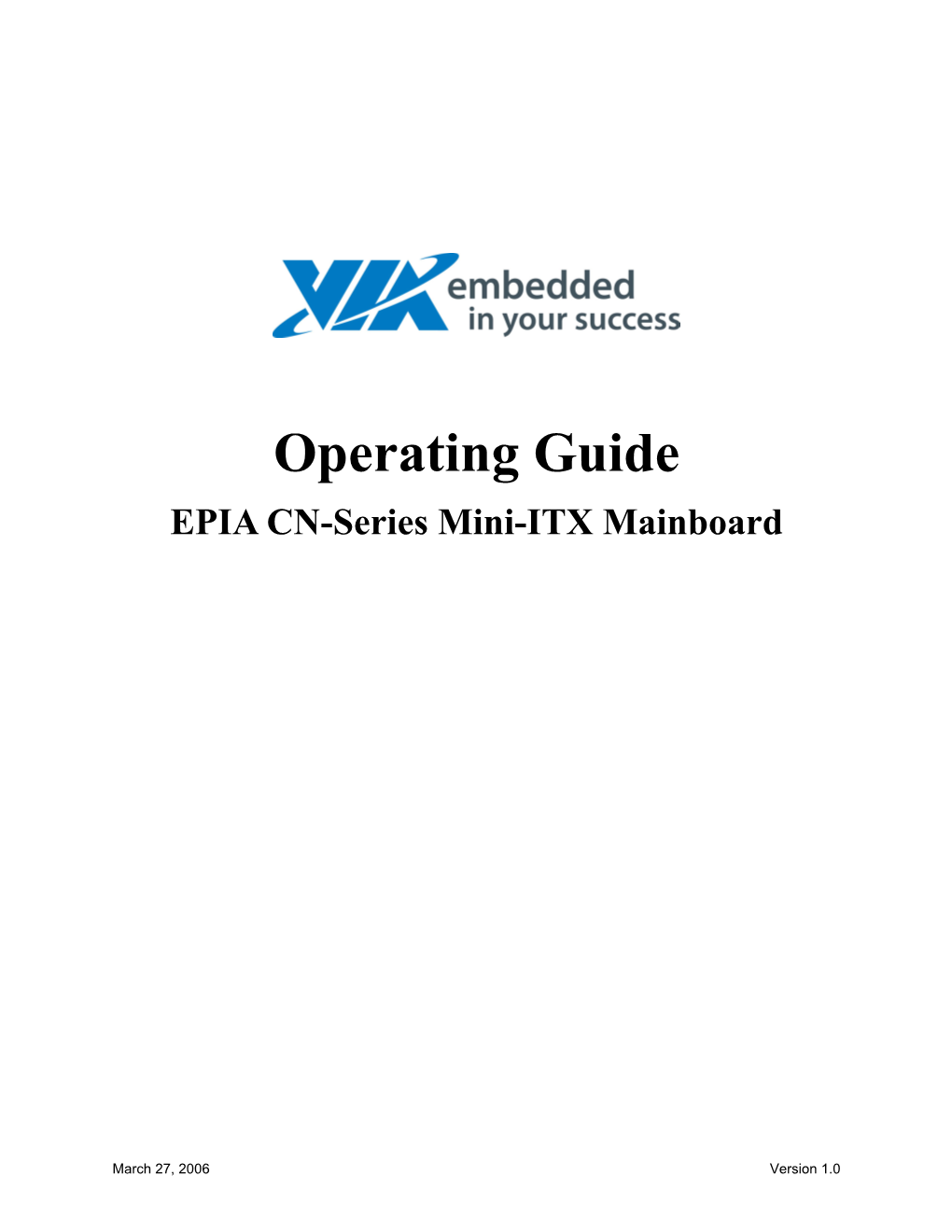 Operating Guide