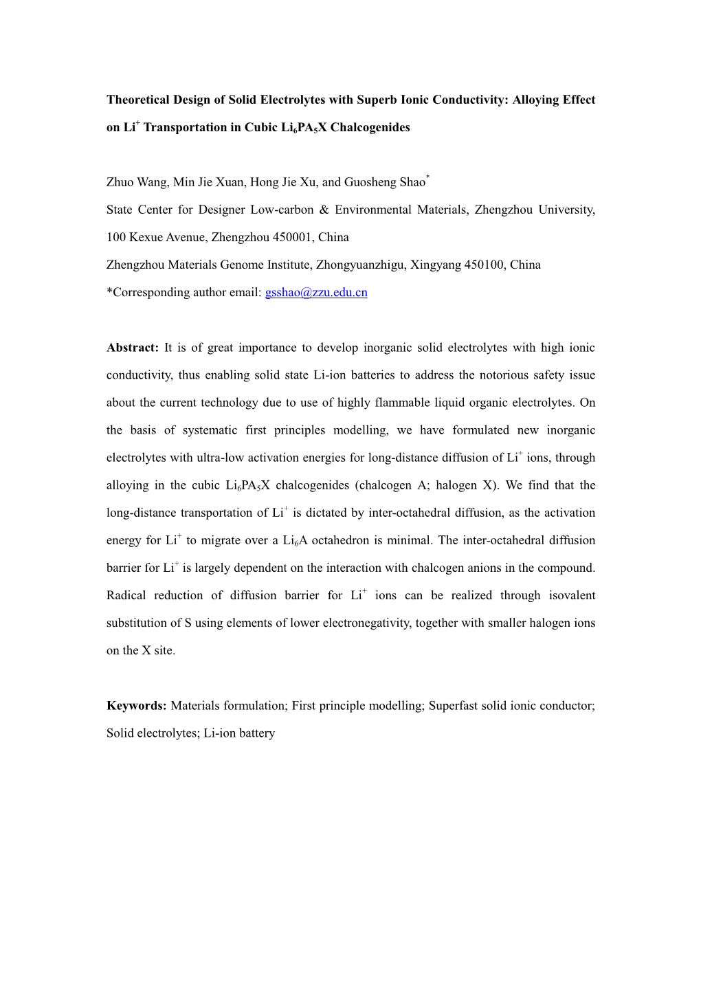 Theoretical Design of Solid Electrolytes with Superb Ionic Conductivity: Alloying Effect