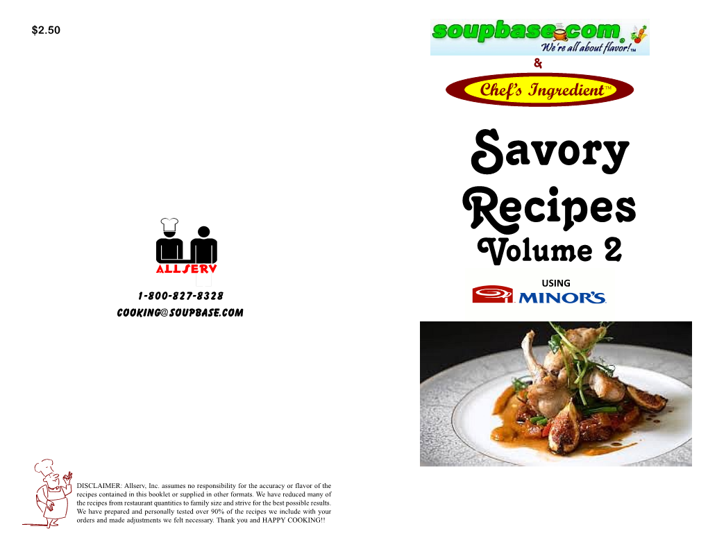 Savory Recipes #2