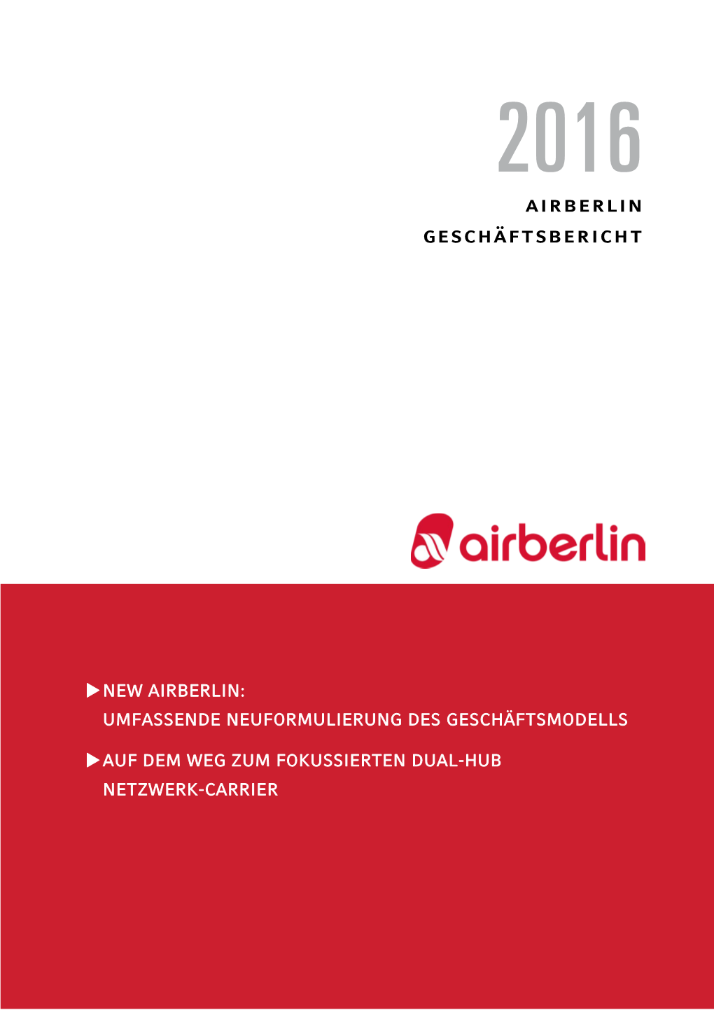 Airberlin Geschäftsbericht