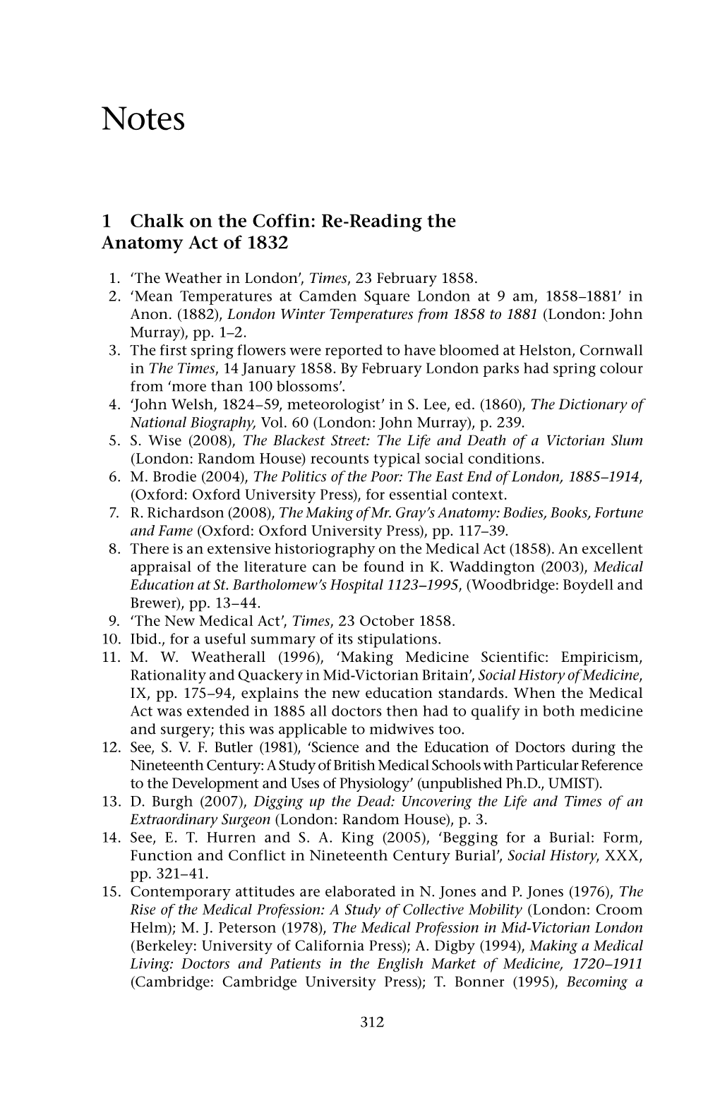 1 Chalk on the Coffin: Re-Reading the Anatomy Act of 1832
