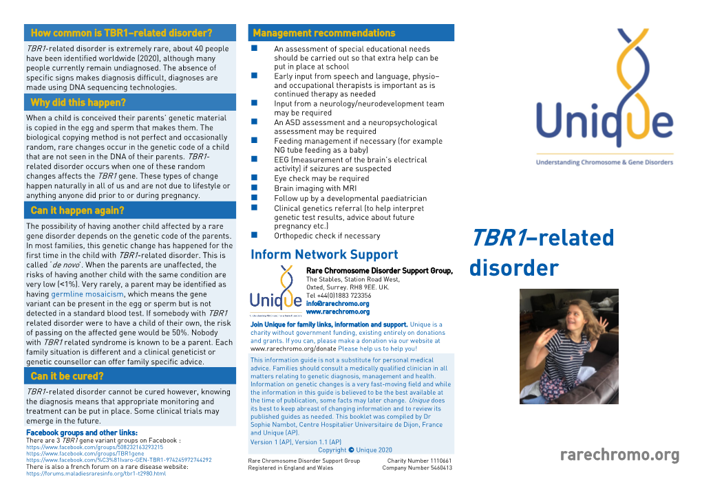 TBR1–Related Disorder