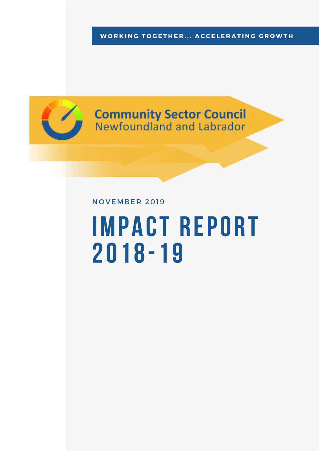 Impact Report 2018-19 Working Together