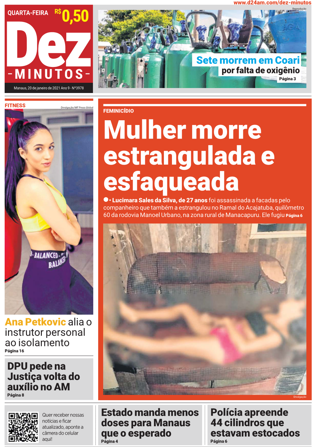 Mulher Morre Estrangulada E Esfaqueada