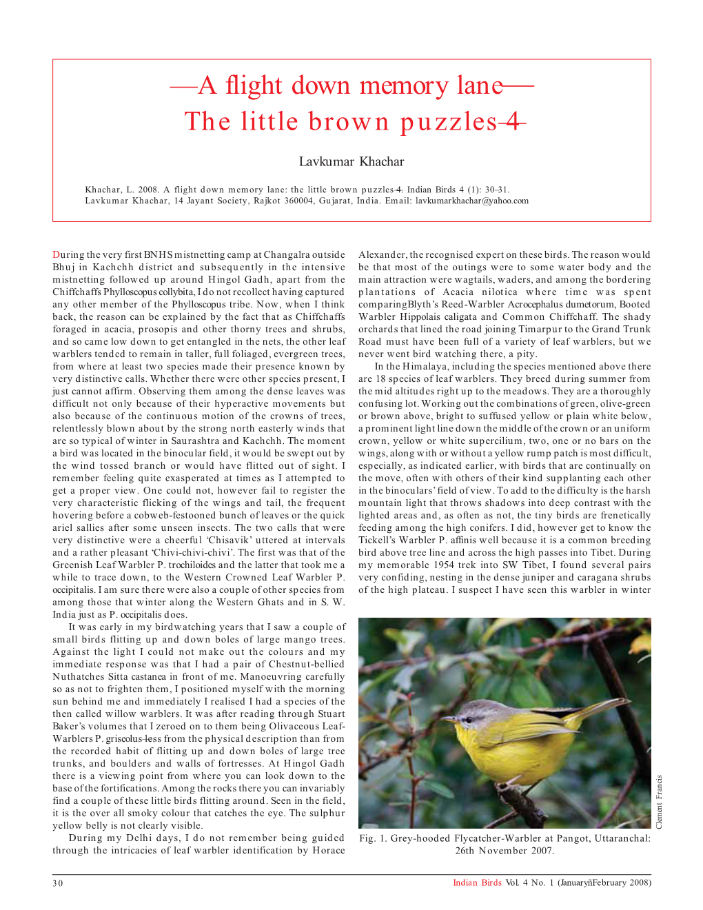 —A Flight Down Memory Lane— the Little Brown Puzzles—4