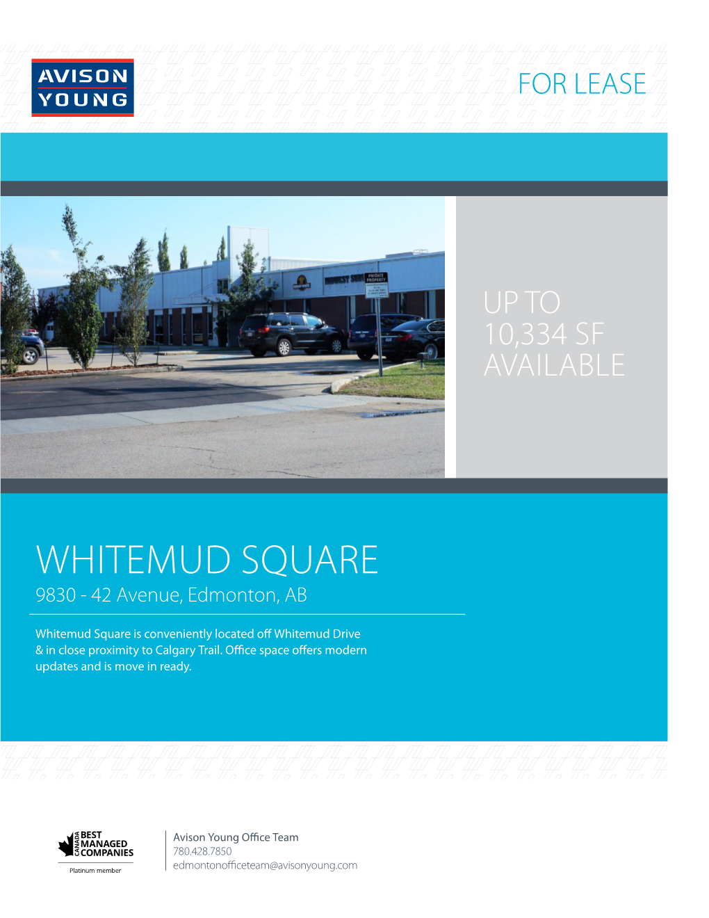 WHITEMUD SQUARE 9830 - 42 Avenue, Edmonton, AB