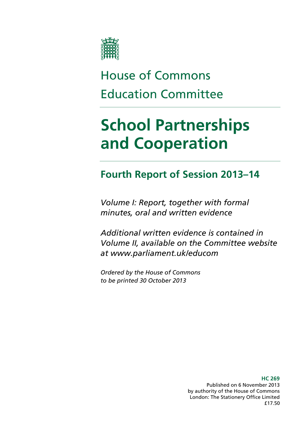 School Partnerships and Cooperation