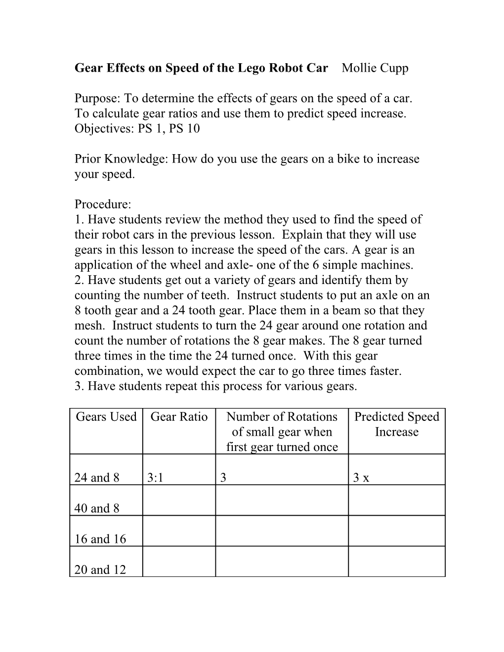 Calculate the Speed of the Robot Car