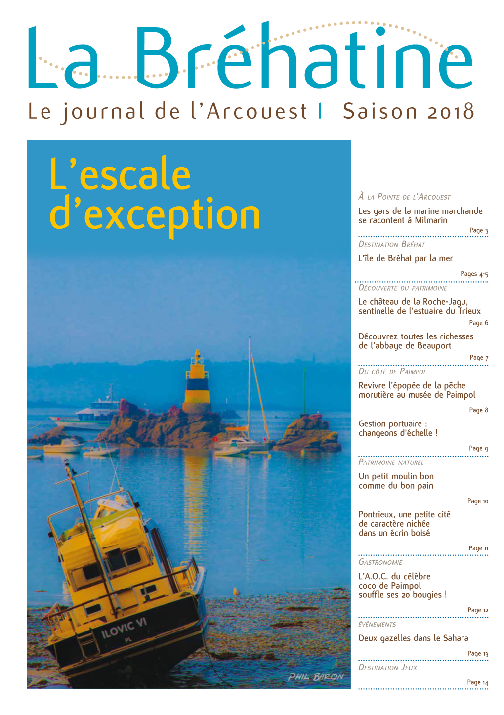 Le Journal De L'arcouest I Saison 2018