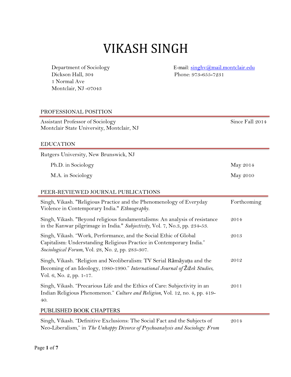 Vikash Singh