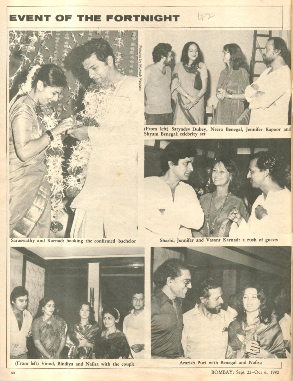 Saraswathy and Karnad: Hooking the Confirmed Bachelor Shashi, Jennifer and Vasant Karnad: a Rush of Guests