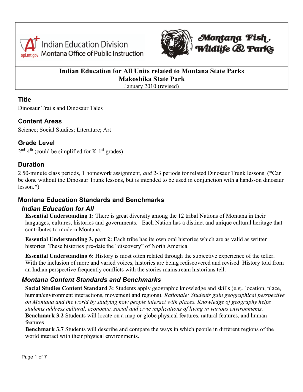 Makoshika State Park Revised