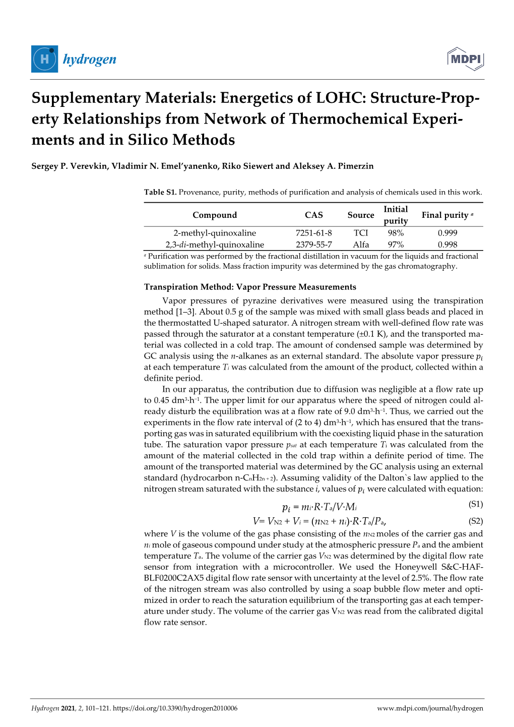 Energetics of LOHC: Structure-Prop- Erty Relationships from Network of Thermochemical Experi- Ments and in Silico Methods