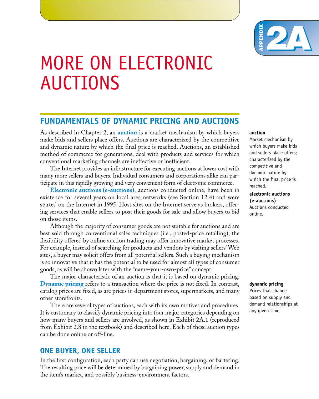 On Electronic Auctions