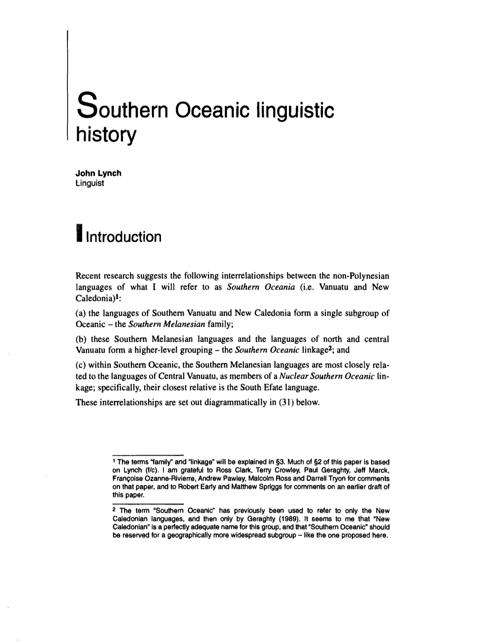 Southern Oceanic Linguistic History V 425