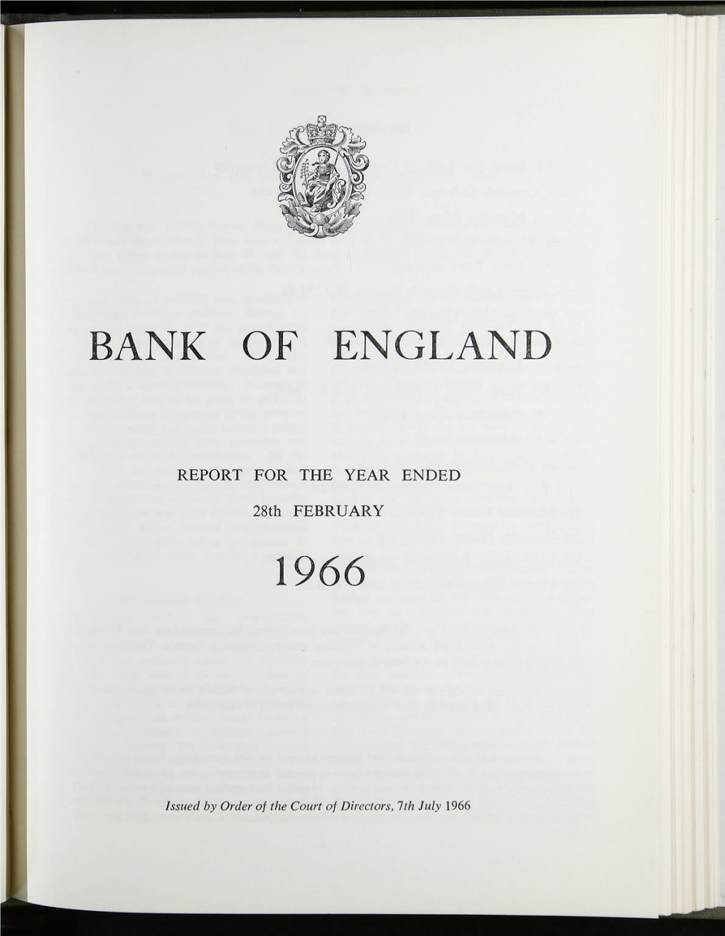 Annual Report and Accounts 1966