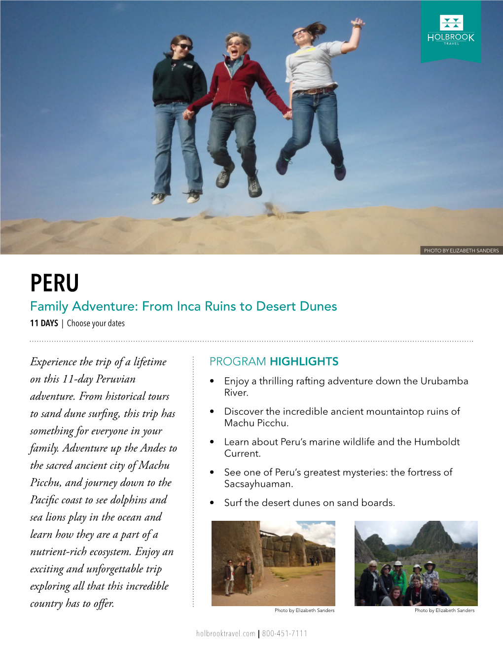 PERU Family Adventure: from Inca Ruins to Desert Dunes 11 DAYS | Choose Your Dates