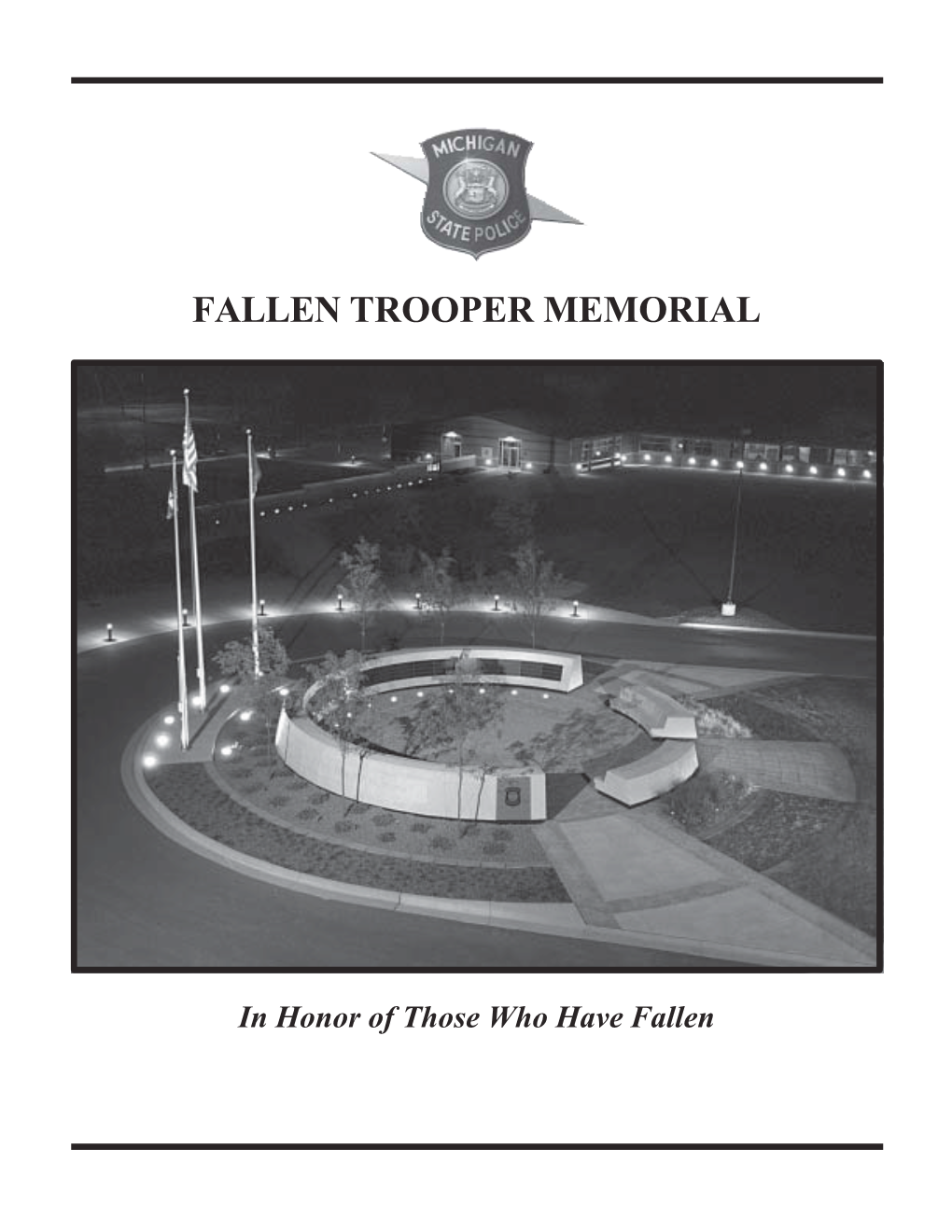 Michigan State Police Fallen Trooper Memorial