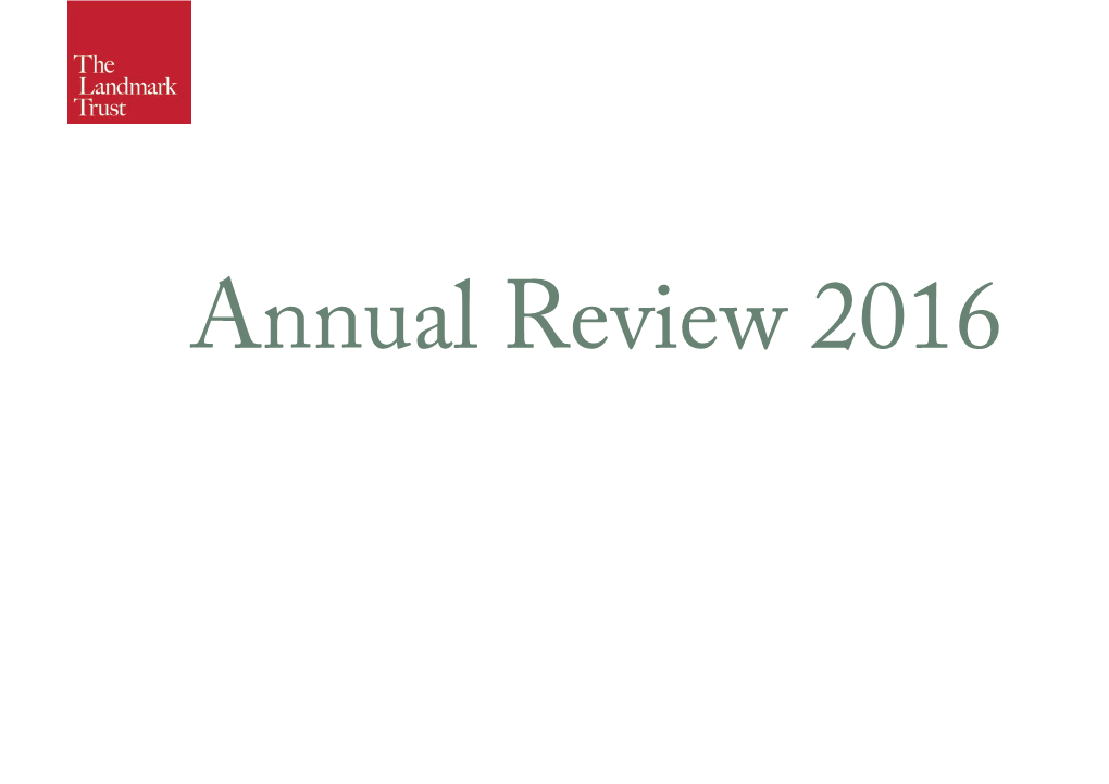 View Our Annual Review 2016