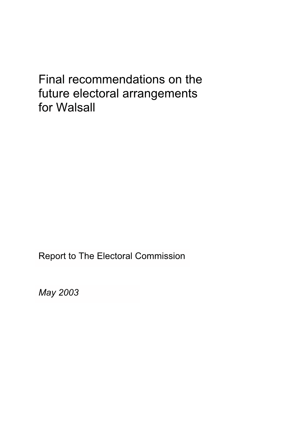 Guide to Interpreting the Draft of the Statutory Instrument