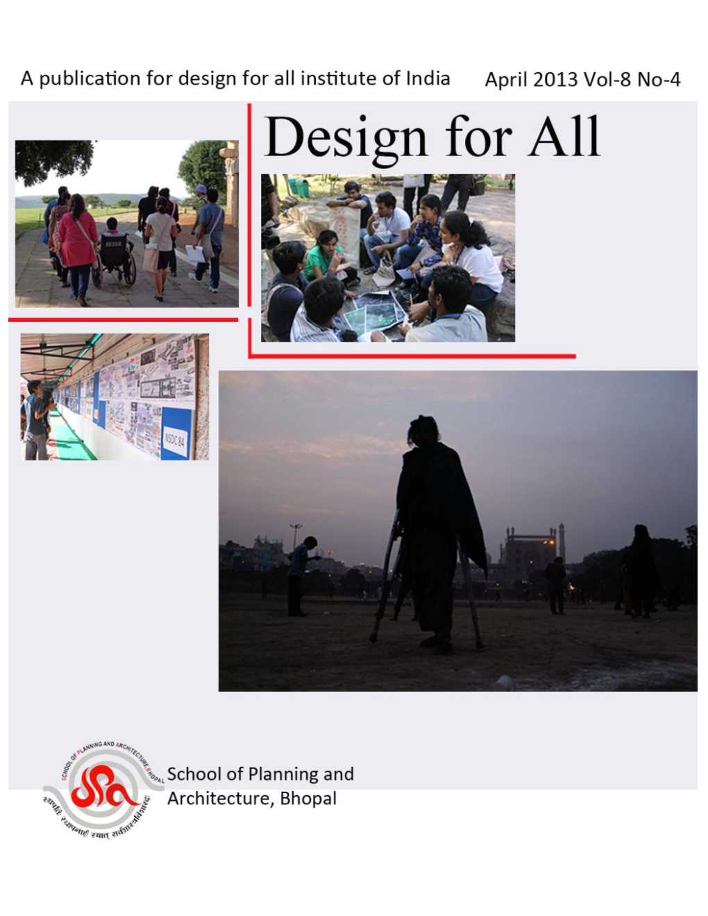 1 April 2013 Vol-8 No-4 Design for All Institute of India