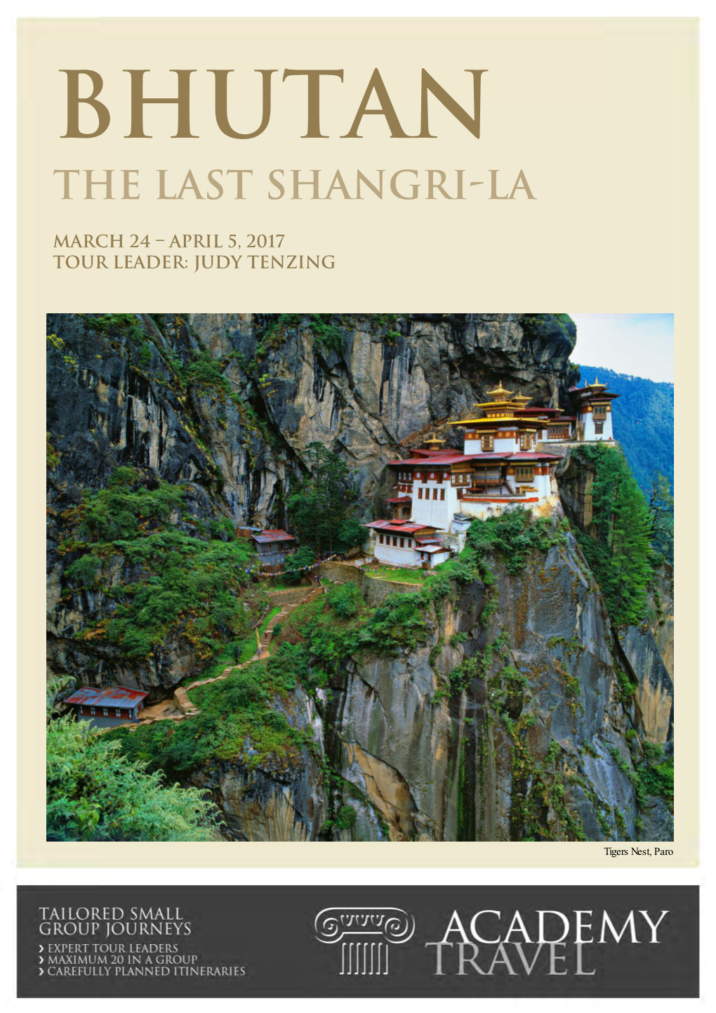 Bhutan the LAST SHANGRI-LA